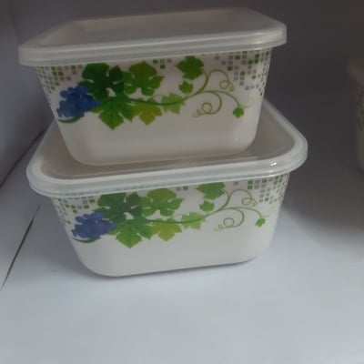 Picture of Italano 5"square container melamine - Multicolor
