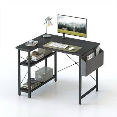 Picture of Modern Computer Desk Table with Metal Frame & Engineered Wood – Stylish & Sturdy Workstation for Home/Office