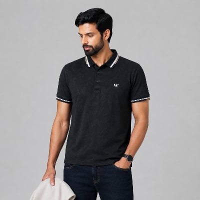 Picture of MEN'S BLACK POLO SHIRT 
