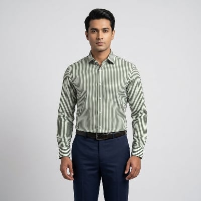 Picture of Winner Heena white stripe Shirt 