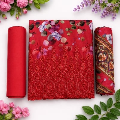 Picture of Ladies 3 pc Sweet print Kurta Set 