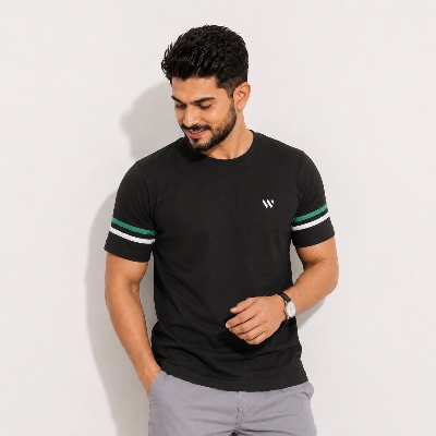 Picture of Black Slim Winner Men'S T Shirt 