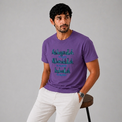 Picture of Purple Slim Winner Men'S T Shirt 