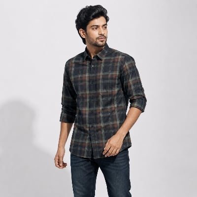 Picture of Winner Men's Coal check SHIRT