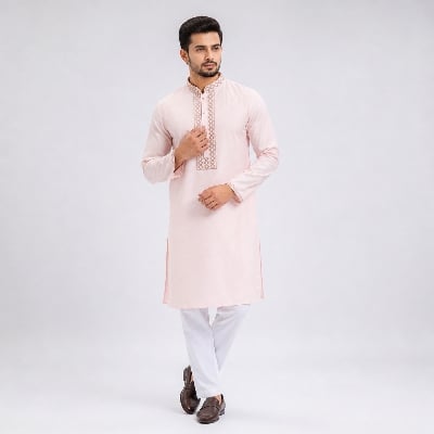 Picture of Winner Mens Pink  Panjabi 