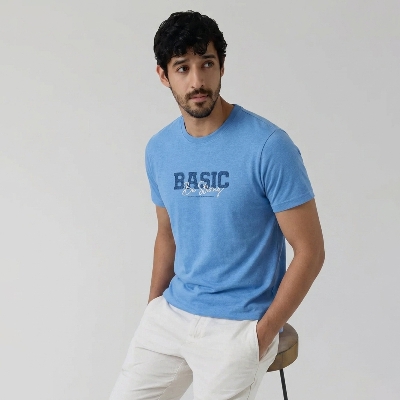 Picture of Winner Mens Blue T Shirt  - blue