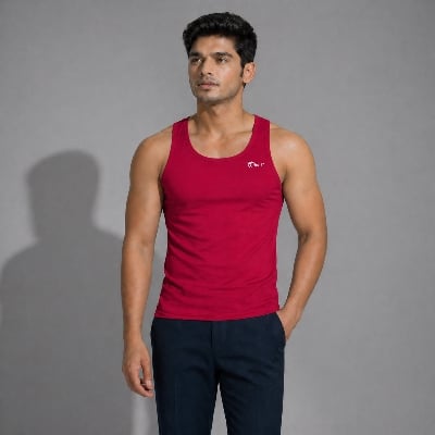 Picture of Winner Mens Red Rampage Vest  - red