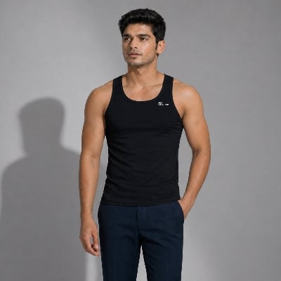 Picture of Winner Mens Black Rampage Vest  - black