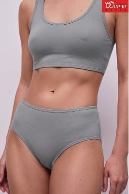 Picture of Winner Women's Grey  Bra  & Panty Set  - purple