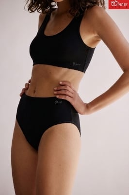 Picture of Winner Women's Black Bra  & Panty Set  - purple