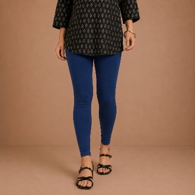 Picture of Winner Navy Womens Modern Fit Leggings  - navy-1