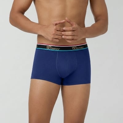 Picture of Men's Navy Luxury Boxer  - navy