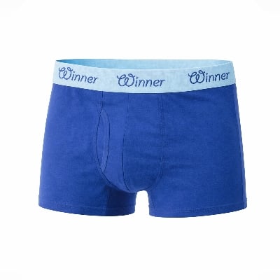 Picture of Men's Blue Deluxe Boxer  - blue