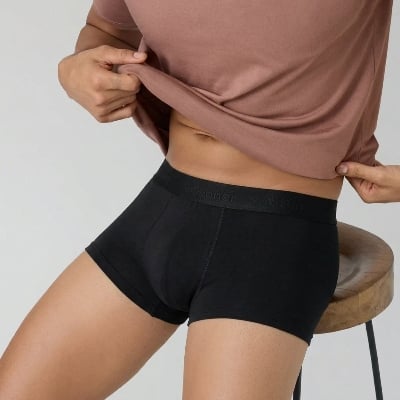 Picture of Men's Black Comforter Boxer  - black