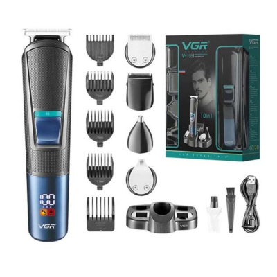 Picture of VGR V-108 Multi-Functional 10-in-1 Grooming Kit for Men