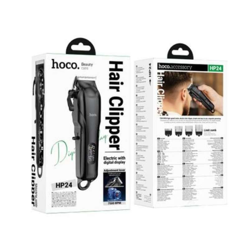 Picture of HOCO HP24 Electric Hair Clipper with Digital Display | 7500 RPM Motor | 2000mAh Battery