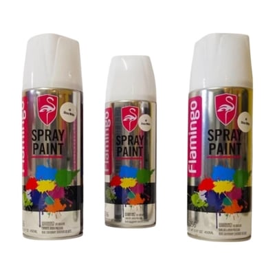 Picture of Flamingo Spray Paint - Gloss White 1 pcs
