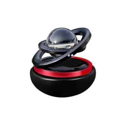 Picture of solar Rotate car dashboard ornament perfume black color