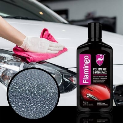 Picture of Flamingo Polymeric Coating Wax (300 ml) - Scratch Resistant, Smooth Paint Surface.