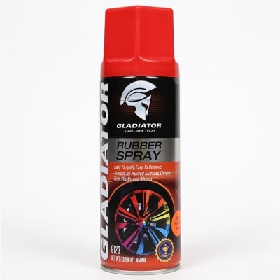 Picture of Gladiator Rubber Spray Orange color 450ml