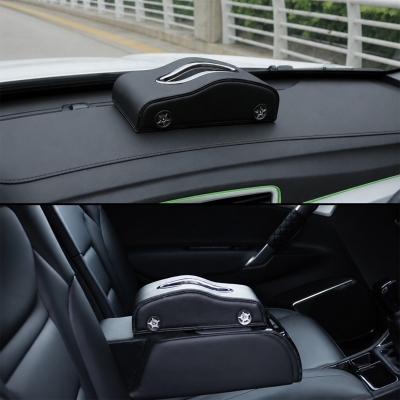 Picture of Car tissue box- Black (Fit for any car/ Office/ House/ Hotel/ Etc)