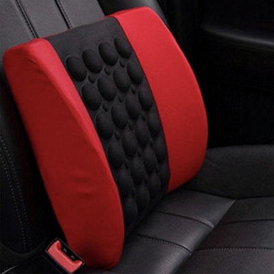Picture of Car Massaging Back Cushion - Black & Red