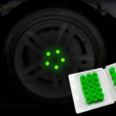 Picture of 20-PCS Luminous Wheel Nuts Covers Protective Cap
