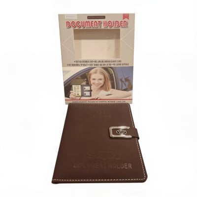 Picture of Car Documents Holder Nissan Coffee color