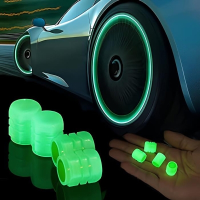 Picture of Tire Air Luminous Valve Cap- Glow in The Dark