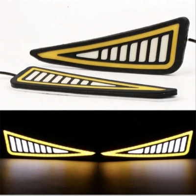 Picture of Car or Motorcycle Body Indicator Styling LED Flexible Running Light Turning Signal Light Waterproof Universal DRL 2pcs