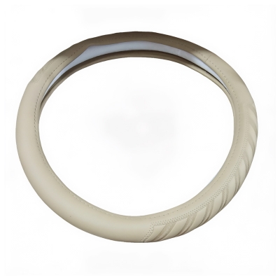 Picture of Car Steering Wheel Cover-Cream