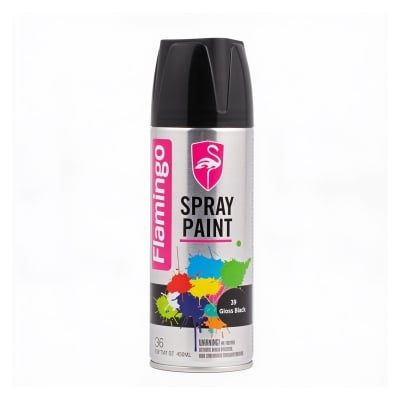 Picture of Flamingo Spray Paint Gloss Black

450ml