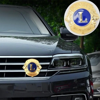 Picture of Lions Club International Metal Logo For Car Grille