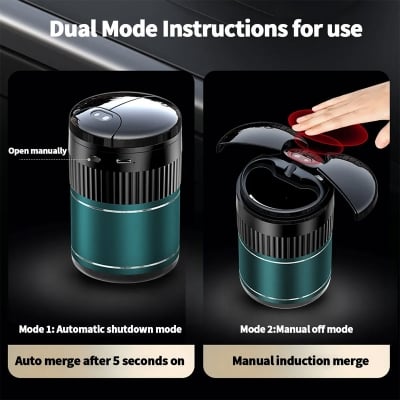Picture of intelligent infrared smart smoking ashtray