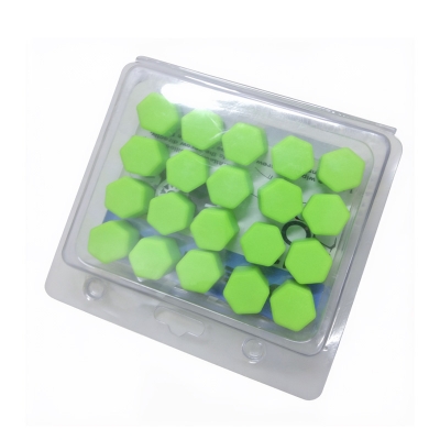 Picture of 20pcs Wheel Nut Rim Cover, for 21mm Nut Car (Green)