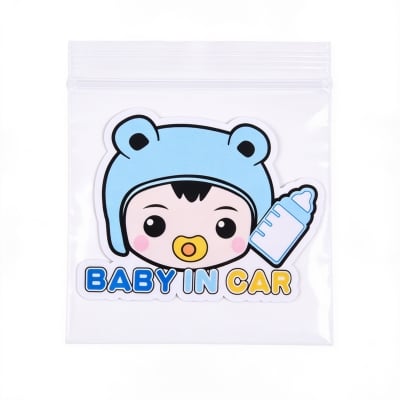 Picture of Baby in car sticker