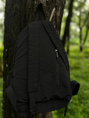 Picture of Light Waterproof Large Capacity Puff Backpack - black 