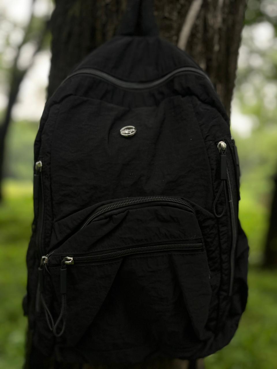 Picture of Light Waterproof Large Capacity Puff Backpack - black 