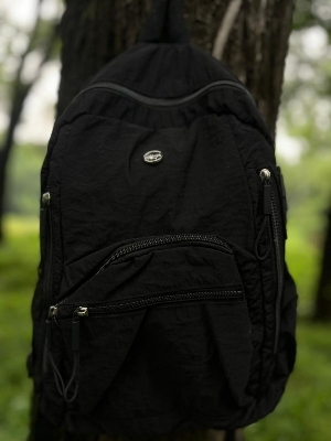 Picture of Light Waterproof Large Capacity Puff Backpack - black 