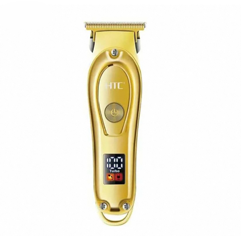 Picture of HTC AT-176/179 Professional Men's Hair Trimmer and Beard Trimmer for Hair Removal Face Head and Body Hair LED Display Hair Trimmer with Ultra Sharp Blades Gift Man