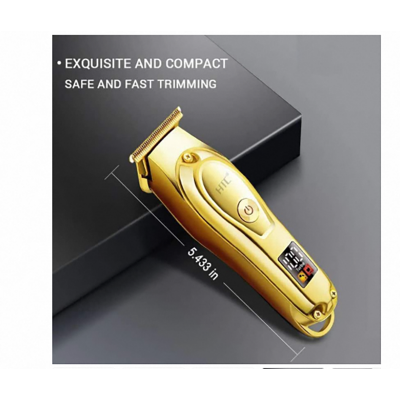 Picture of HTC AT-176/179 Professional Men's Hair Trimmer and Beard Trimmer for Hair Removal Face Head and Body Hair LED Display Hair Trimmer with Ultra Sharp Blades Gift Man