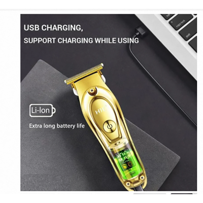 Picture of HTC AT-176/179 Professional Men's Hair Trimmer and Beard Trimmer for Hair Removal Face Head and Body Hair LED Display Hair Trimmer with Ultra Sharp Blades Gift Man