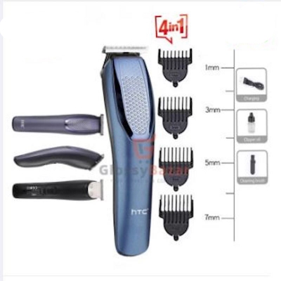 Picture of HTC AT-1210 Professional Hair Clipper Trimmer for Men Blue