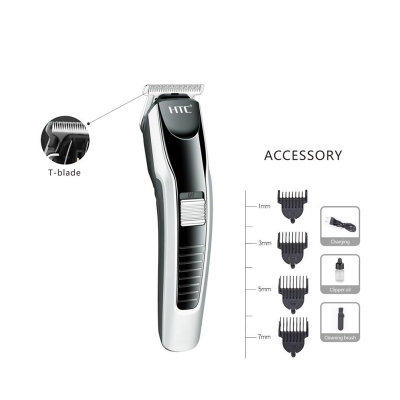 Picture of HTC AT-538 Rechargeable hair and beard trimmer Run Time 45 Minute 4 Size Clip.