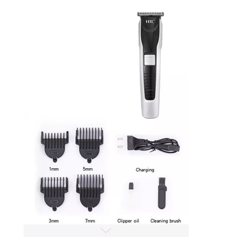 Picture of HTC AT-538 Rechargeable hair and beard trimmer Run Time 45 Minute 4 Size Clip.