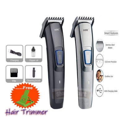 Picture of Htc At-522 Rechargeable Cordless Trimmer for Men Black Trimmer Trimmer For Men - Trimmer