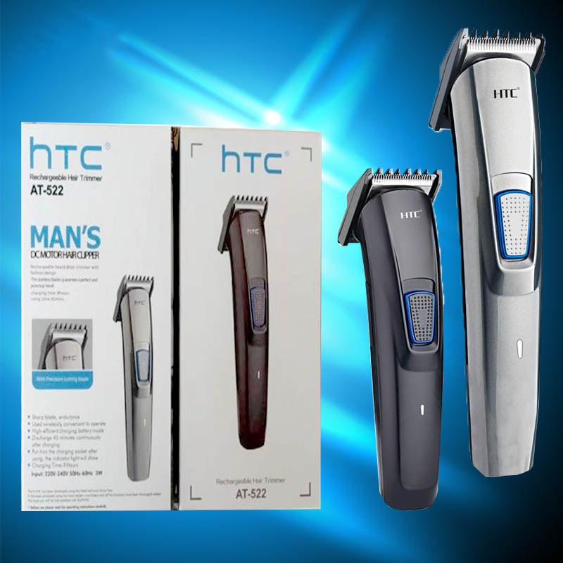 Picture of Htc At-522 Rechargeable Cordless Trimmer for Men Black Trimmer Trimmer For Men - Trimmer