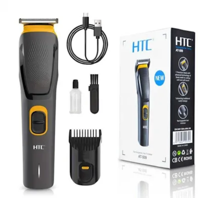 Picture of HTC AT-509 Rechargeable Men’s Beard Trimmer Self-Sharpening Blades for Beard and Hair Care