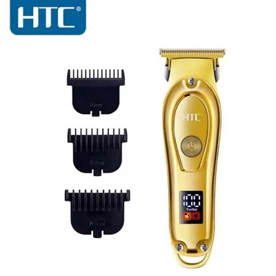 Picture of HTC AT-176/179 Professional Men's Hair Trimmer and Beard Trimmer for Hair Removal, Face, Head and Body Hair, LED Display, Hair Trimmer with Ultra Sharp Blades, Gift Man