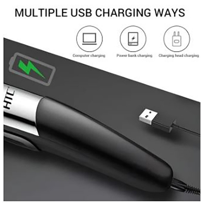 Picture of HTC AT-525 Professional Hair Trimmer with 4 Length Settings Hair Clipper